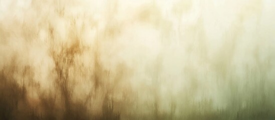 Poster - Abstract foggy background with soft earthy tones and blurred details suitable for various design projects Copy Space