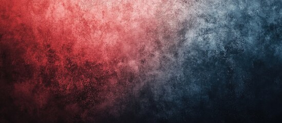 Poster - Abstract textured background with gradient hues of red and blue, resembling painted or atmospheric effects, with copy space.