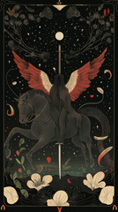 Wall Mural - tarot illustrations in modern style
