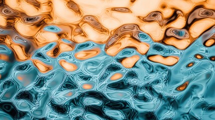 Poster - Abstract texture showcasing vibrant colors blending in a fluid pattern.