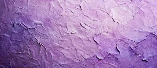 Poster - Purple textured paper background with crumpled surface patterns for abstract designs and creative projects Copy Space
