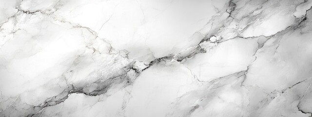 Poster - marble texture background with subtle gray and white veining