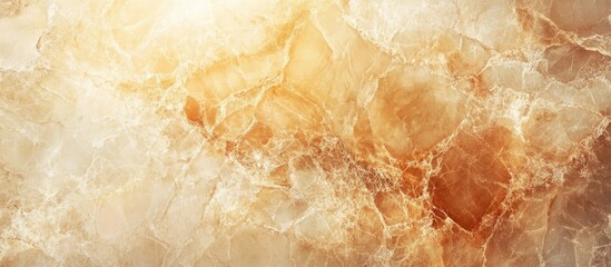 Poster - Natural Marble Texture in Warm Earth Tones with Subtle Veining Pattern and Soft Light Distribution