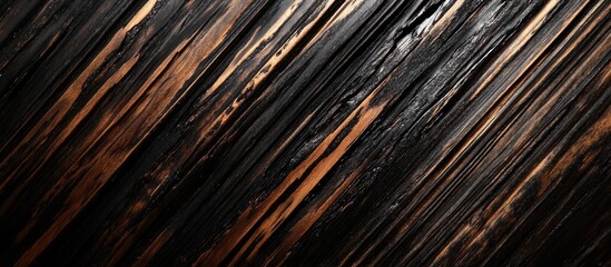 Aufkleber - Diagonal streaks of brown and black textured abstract background