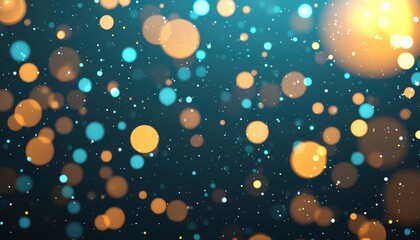 Poster - colorful bokeh lights create a dreamy and vibrant abstract background effect.