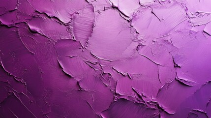 Poster - Purple textured abstract acrylic paint background with brush strokes and Copy Space