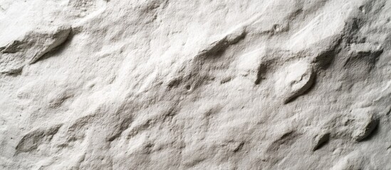 Fototapete - Textured wall surface with rough, irregular patterns in light gray hues ideal for backgrounds or design elements Copy Space