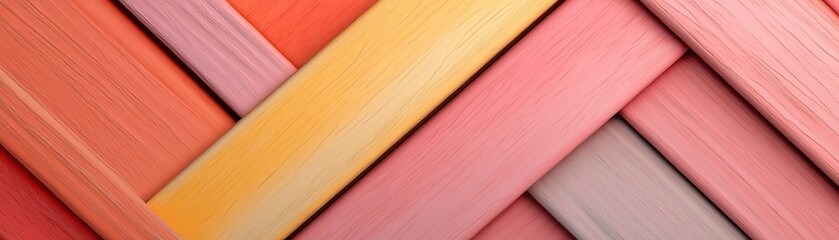 Poster - Dynamic zigzag lines in vibrant red, orange, and yellow create an engaging background. The central area is perfect for displaying sale text or icons, making it ideal for ads or promotions