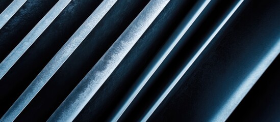 Fototapete - Blue velvet fabric folds with varying textures and shadows, suitable for background design and textile themes, Copy Space