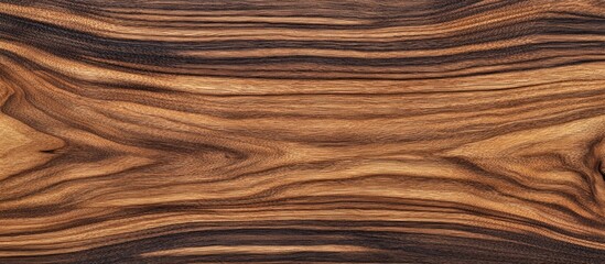Poster - Abstract close-up of textured wood grain pattern with natural lines and dark and light brown shades suitable for background design Copy Space