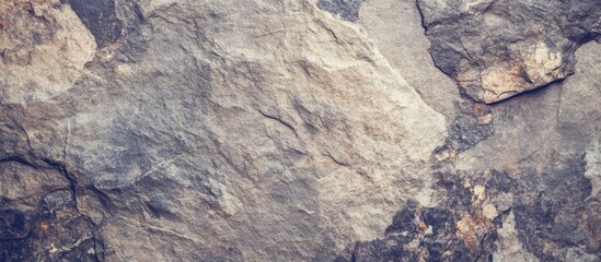 Poster - Textured surface of natural stone with various shades of gray and brown suitable for background or design purposes Copy Space