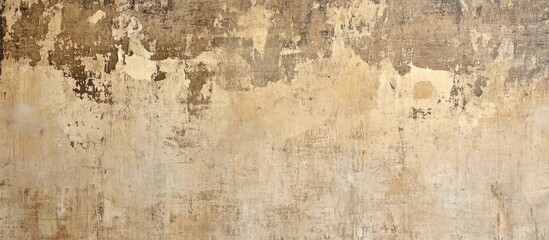Poster - Textured old wall surface with peeling paint and distressed appearance suitable for backgrounds and design projects Copy Space