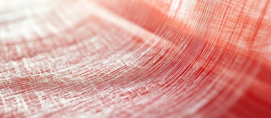 Fototapete - Abstract textured background in hues of red and white with flowing lines and gradients suitable for digital art and design use Copy Space