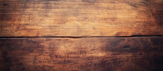 Poster - Textured wooden background with rich brown tones and natural patterns suitable for various design applications Copy Space