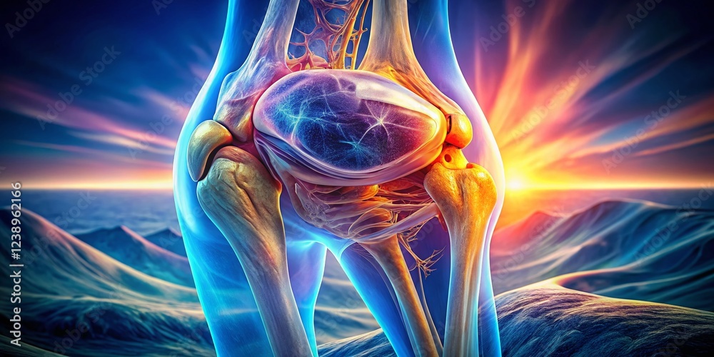 High-Resolution Drone Aerial View of a Knee Joint's Sagittal Proton ...