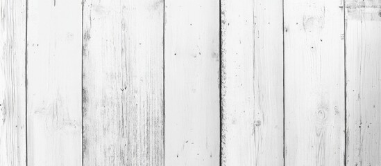 Poster - Whitewashed wooden planks background with subtle texture and grain pattern ideal for design projects and presentations Copy Space
