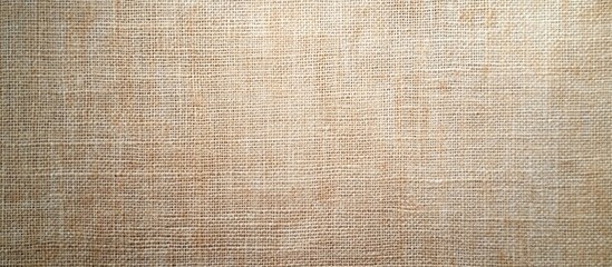 Poster - Textured beige linen background with natural fibers suitable for various design applications Copy Space