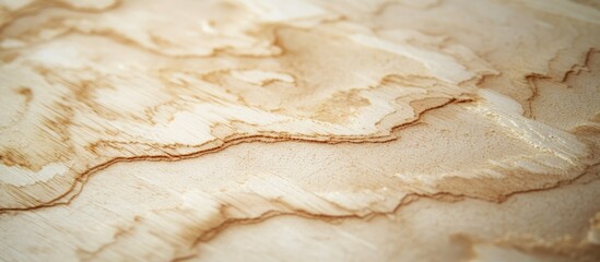 Aufkleber - Close-up of natural wood surface with intricate grain patterns and textures ideal for background or texture applications Copy Space