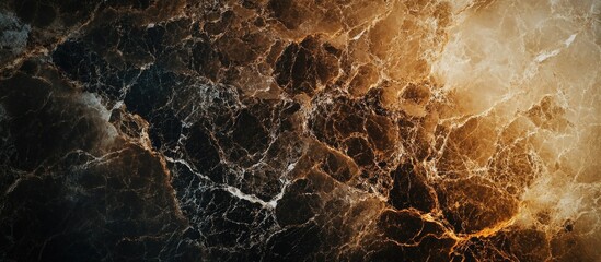 Aufkleber - Abstract textured background featuring a marbled pattern with dark and light colors and hints of gold Copy Space
