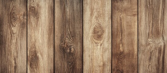 Poster - Wooden Plank Background Texture with Varied Natural Grain Patterns and Tones Suitable for Design Use Copy Space