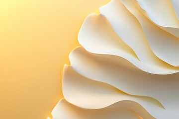 Poster - A soothing gradient yellow backdrop transitions from bright at the center to softer edges, featuring subtle glowing rays. Ideal for text or design elements