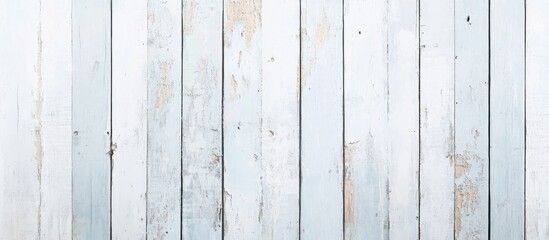 Aufkleber - Blue and white weathered wooden background with vertical planks and natural texture suitable for design with Copy Space