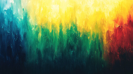 Fototapete - A colorful abstract artwork showcases a beautiful gradient with vivid hues merging seamlessly, evoking a sense of movement and energy