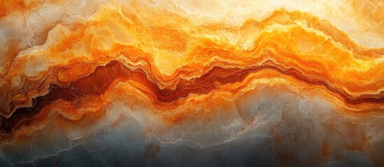 Poster - abstract orange and gray stone texture with layered patterns suitable for backgrounds and designs co