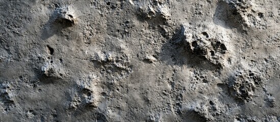 Aufkleber - Textured surface of weathered gray concrete wall with uneven bumps and depressions suitable for background design Copy Space