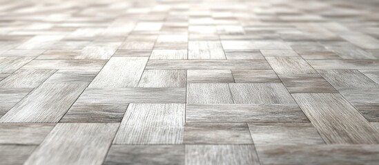 Poster - wooden floor texture with light tones and patterns in a seamless design suitable for backgrounds or 
