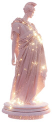 Wall Mural - PNG Sparkle greek statue sculpture lights art.