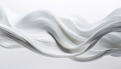 white waves with a fresh aroma waves showing a stream of clean fresh air on white background file