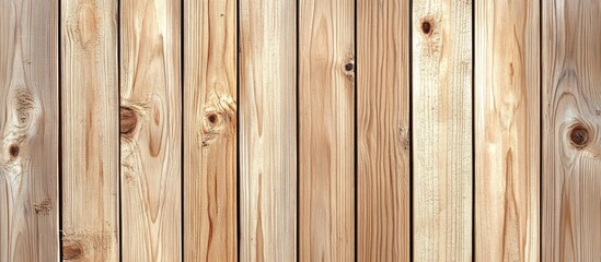 Poster - Wooden Plank Texture Background with Natural Patterns and Knots suitable for Various Design Applications Copy Space