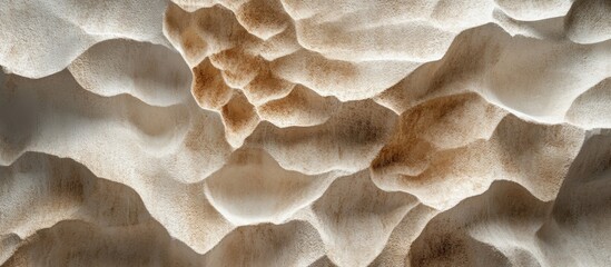 Poster - textured abstract background featuring sandy formations and gentle curves with earthy tones and mute