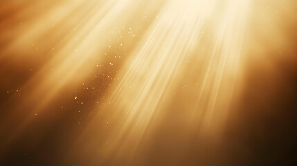 Wall Mural - a serene brown gradient background with subtle grain texture and golden light rays shining softly