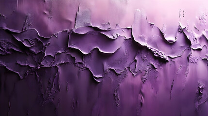 Wall Mural - a sophisticated 3d backdrop with a grainy purple gradient from light lilac to dark plum, creating a 
