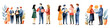 © somchay - Business People Engaging in Professional Collaboration and Discussion