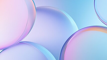 Poster - Abstract futuristic tech background featuring luminous circular designs and gradient details for modern visuals.