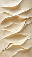 Poster - Soft undulations in a neutral palette blend seamlessly, casting gentle shadows that suggest movement and depth. This textured surface invites the viewer to explore its elegant curves and lines