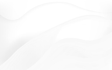 Poster - white waves abstract gradient background wave texture smooth