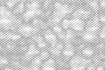 Poster - Pop art retro background with halftone in comics style. Diagonal, oblique, slanting dots lines, stripes geometric vector pattern. Abstract halftone grunge background. Vector illustration.