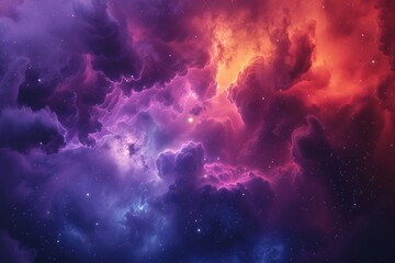 Wall Mural - background of galaxy and stars