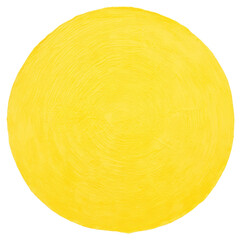 Wall Mural - PNG Yellow circle shape illustration colorful art.