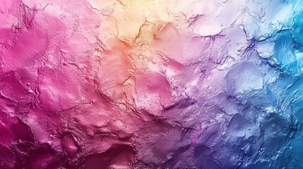 Poster - Layers of colors swirl in an artistic display, merging rich hues of purple, pink, and blue with textured surfaces that evoke a sense of depth and creativity