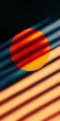 Poster - Dynamic graphic design poster featuring bold colors and dramatic shadows textured backdrop artistic viewpoint