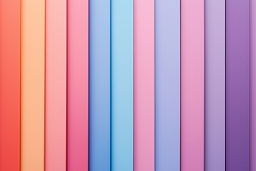 Poster - A series of minimalist pastel color gradients transitioning smoothly