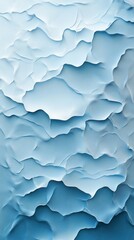 Poster - Soft layers of pale blue intertwine, creating an abstract world reminiscent of gentle waves. This artistic formation inspires calmness and offers a serene visual experience