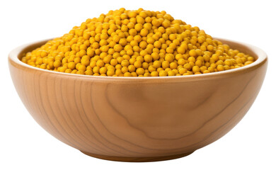 Wall Mural - PNG Mustard seeds bowl food