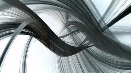 Poster - Dynamic abstract patterns flowing in 4K resolution showcasing AI art generation