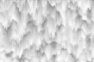 Fototapete - Abstract halftone background. Black and white halftone grunge texture. Vector Abstract overlay. Grunge halftone black dost texture background.
